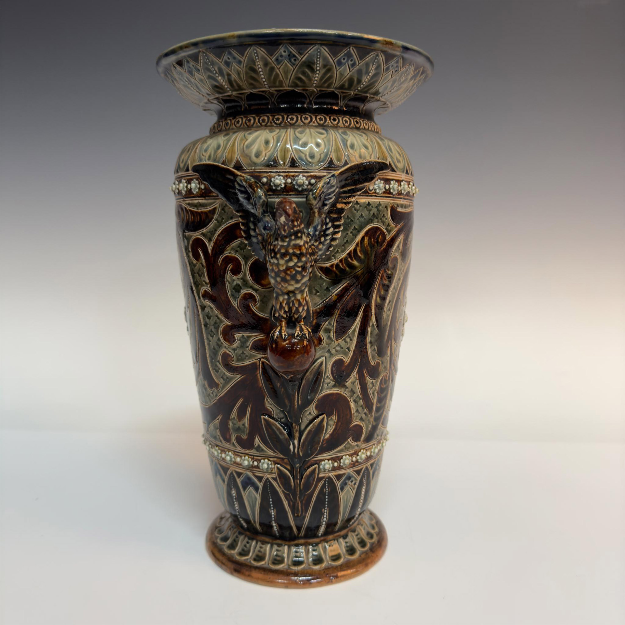 Doulton Lambeth Frank Butler Stoneware Vase - Image 2 of 6