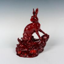 Royal Doulton Prototype Flambe Figurine, Hare DA6