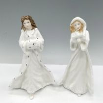 Christmas - HN4061,HN4062 - 2pc Royal Doulton Bone China Figurine