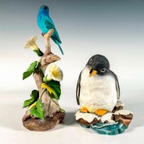 2pc Boehm Porcelain Bird Figurines