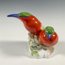 Herend Porcelain Figurine, Kingfishers