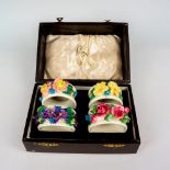 Set of 4 Royal Doulton Napkin Rings