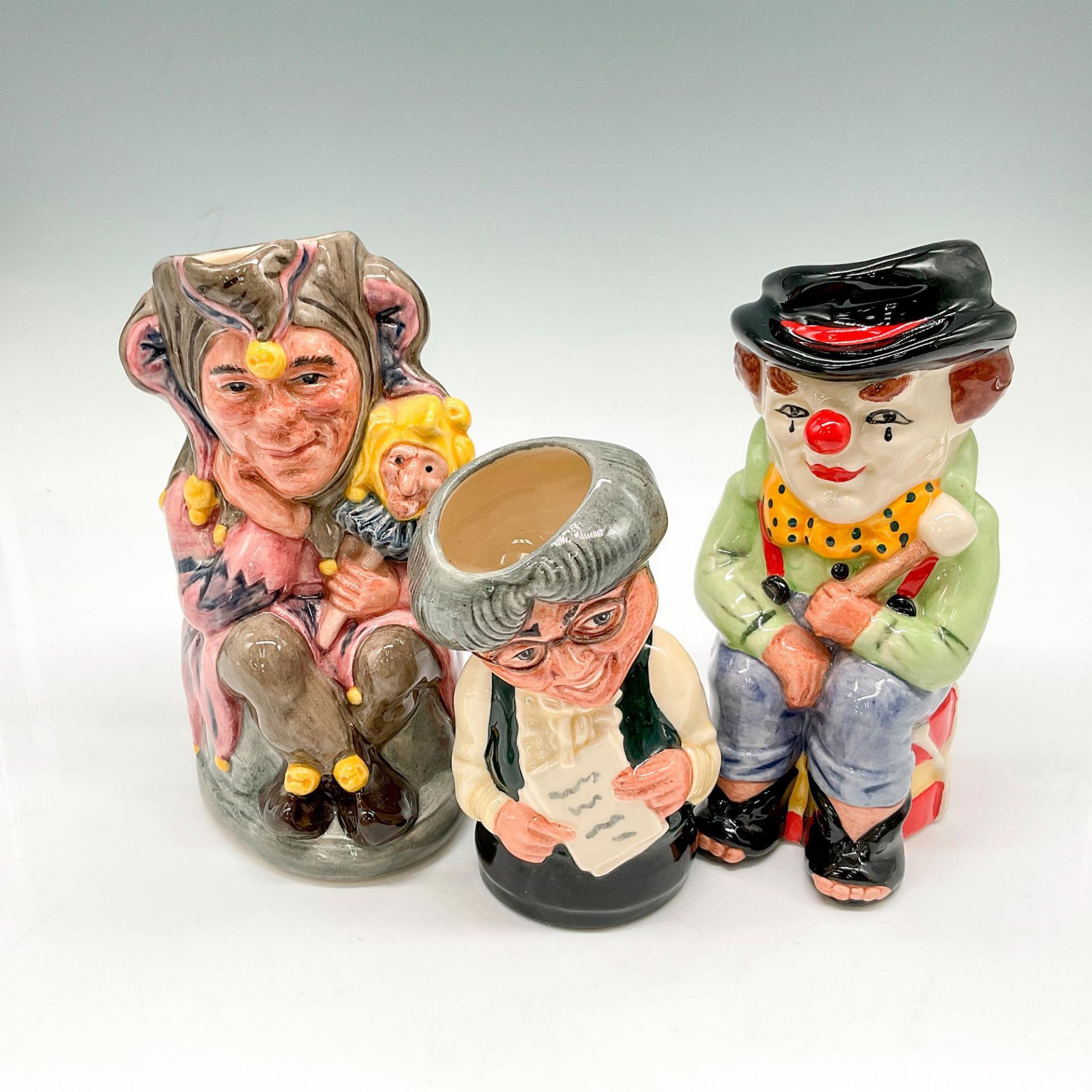 3pc Royal Doulton Character Toby Jugs