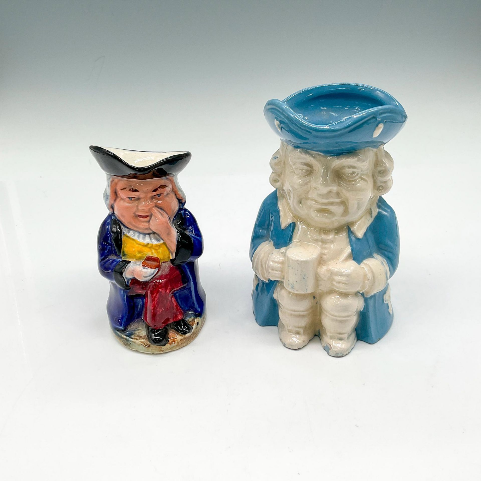 2pc Burlington and Dartmouth Character Toby Jugs