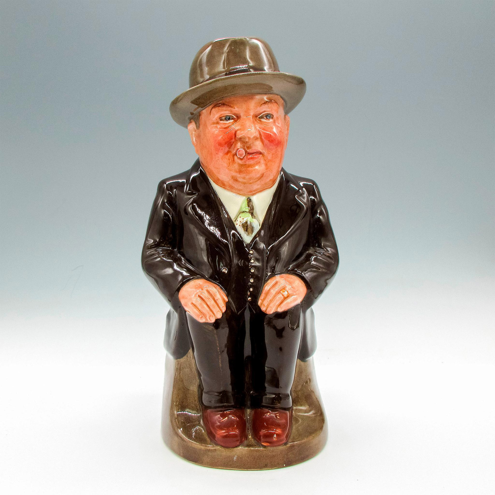 Cliff Cornell (Dark Brown Suit, Large) - Royal Doulton Toby Jug