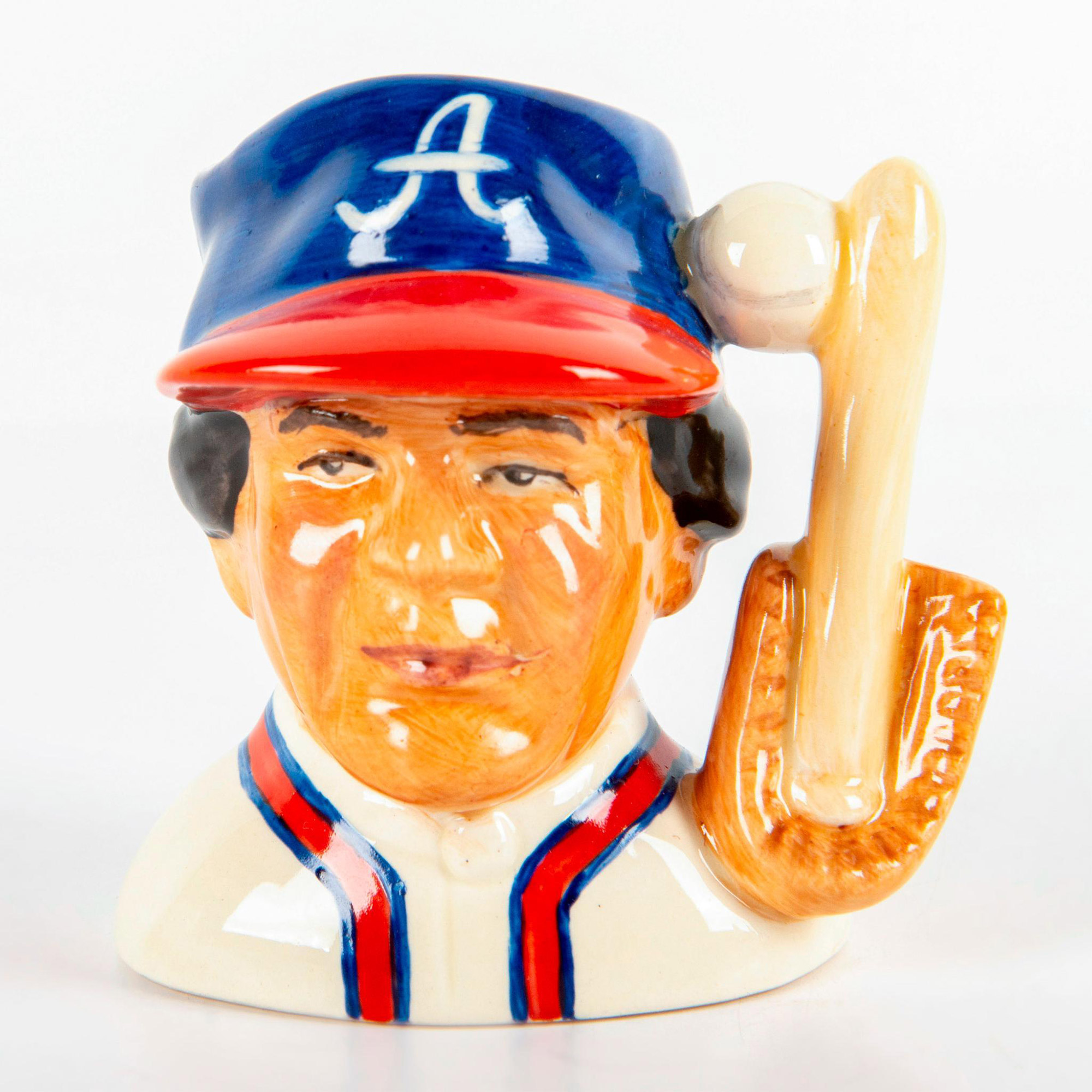 Atlanta Braves Baseball Player Prototype - Mini - Royal Doulton Character Jug