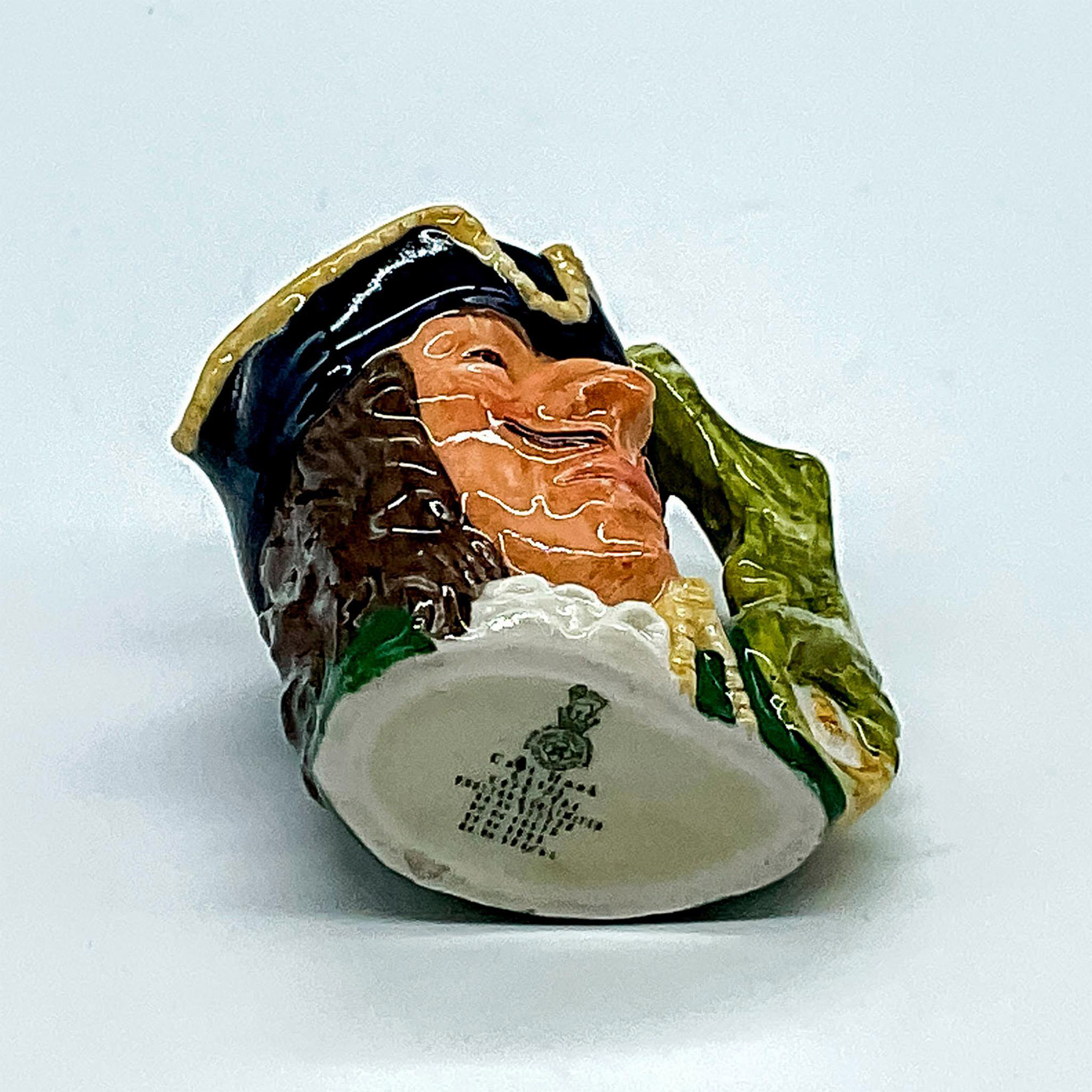 Capt Hook Old D6605 - Mini - Royal Doulton Character Jug - Image 3 of 3