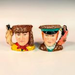 2pc Meriwether Lewis and William Clark Pair D7235 & D7234 - Medium - Royal Doulton Character Jugs