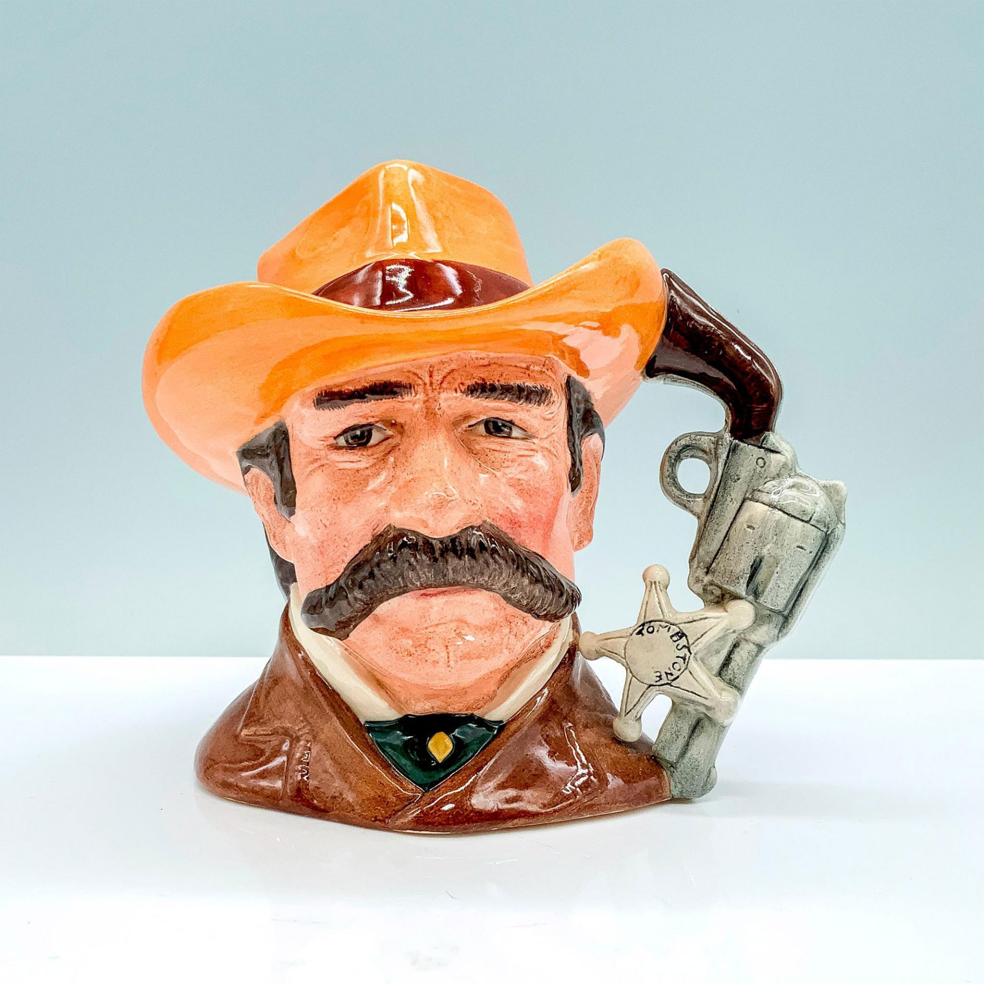 Wyatt Earp D6711 - Odd Size - Royal Doulton Character Jug