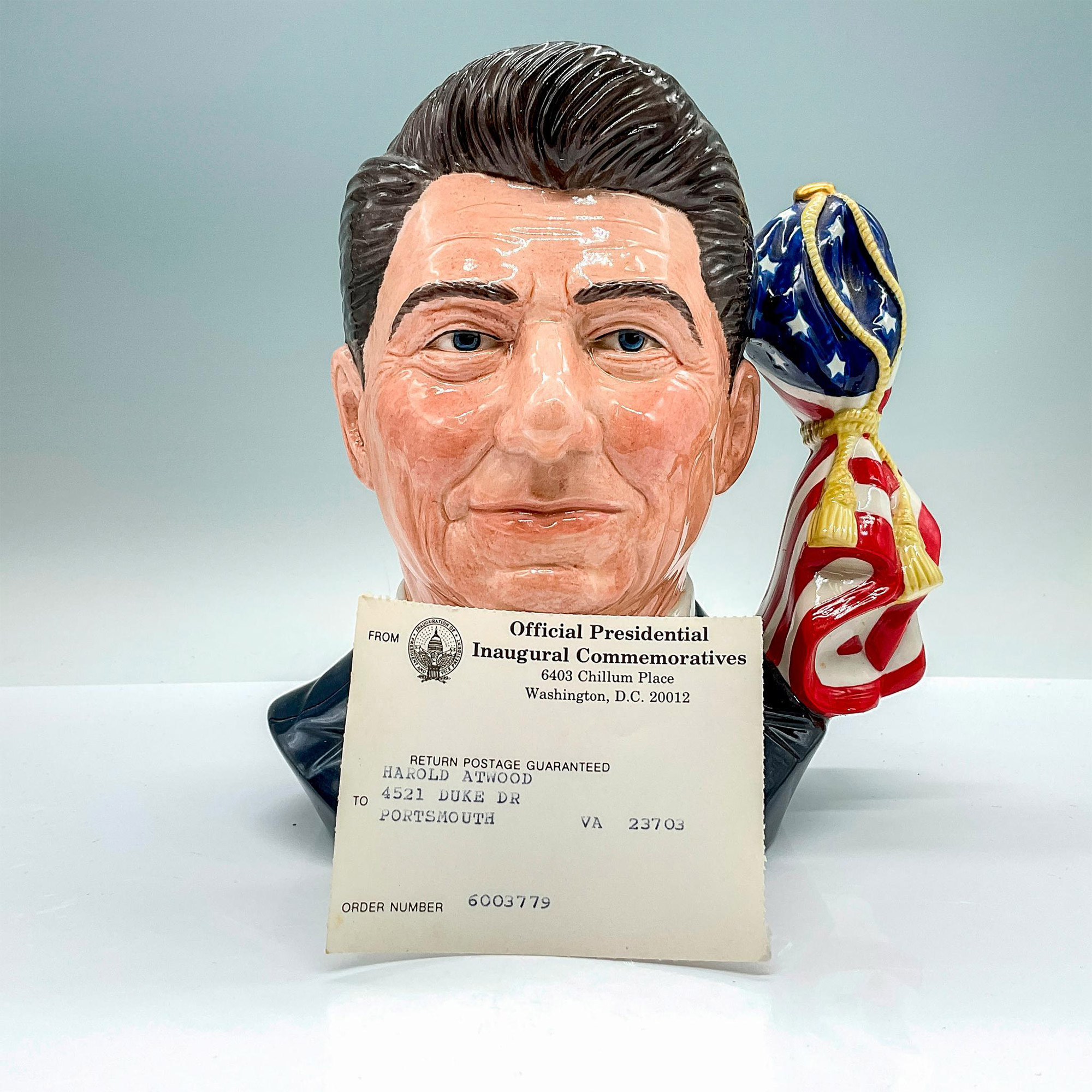 Ronald Reagan D6718 - Large - Royal Doulton Character Jug