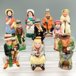10pc Wood & Sons The Charles Dickens Toby Jug Collection