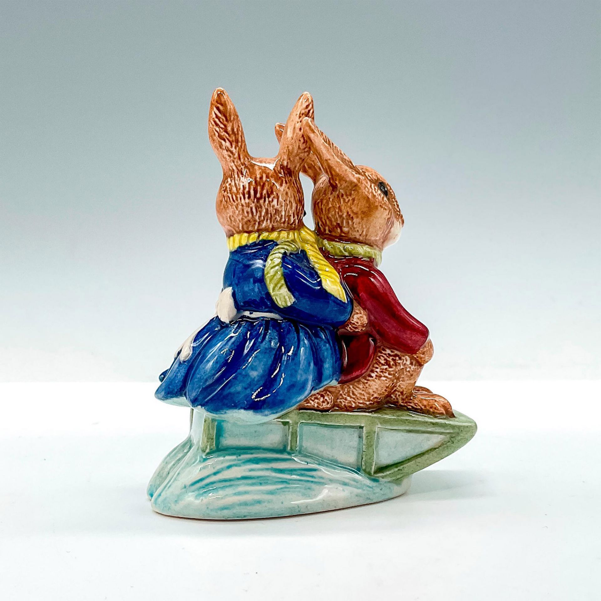 Billie and Buntie Sleighride DB4 - Royal Doulton Bunnykins - Image 2 of 3