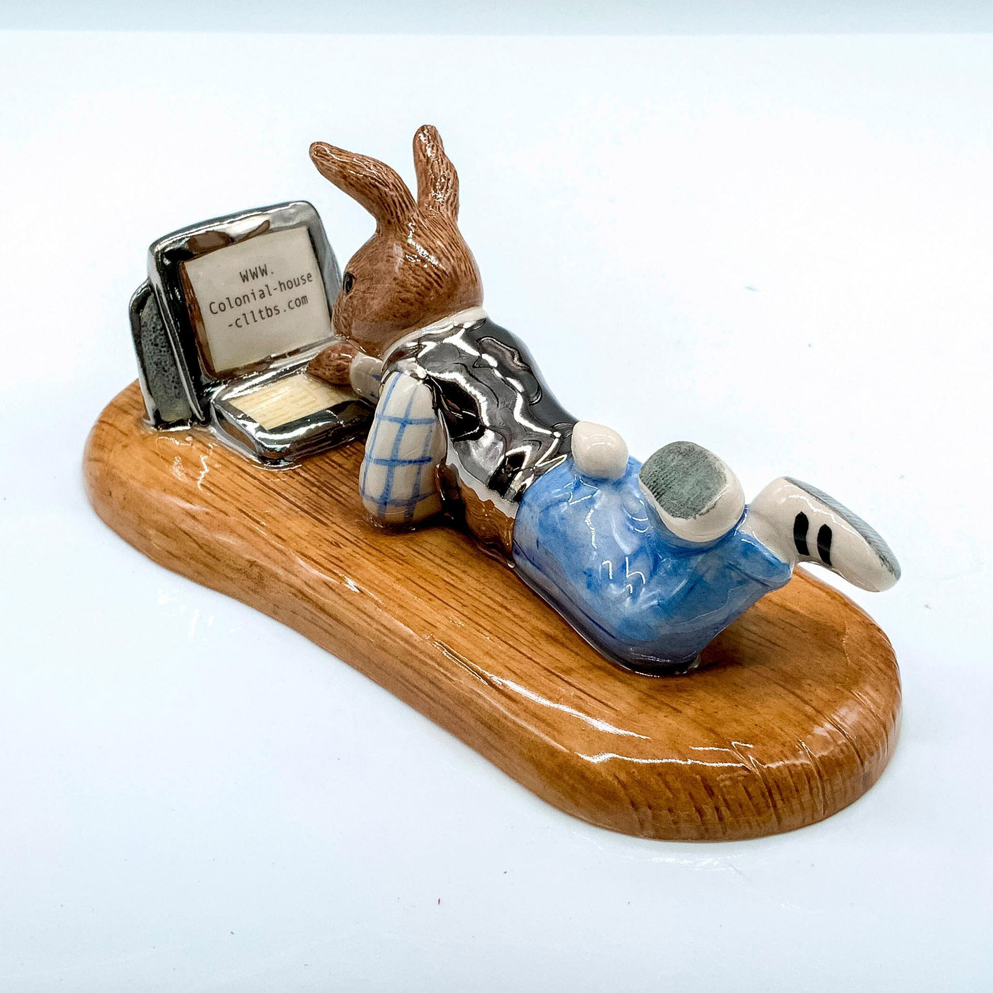 Royal Doulton Bunnykins, LE Platinum Issue On Line DB238 - Image 3 of 5