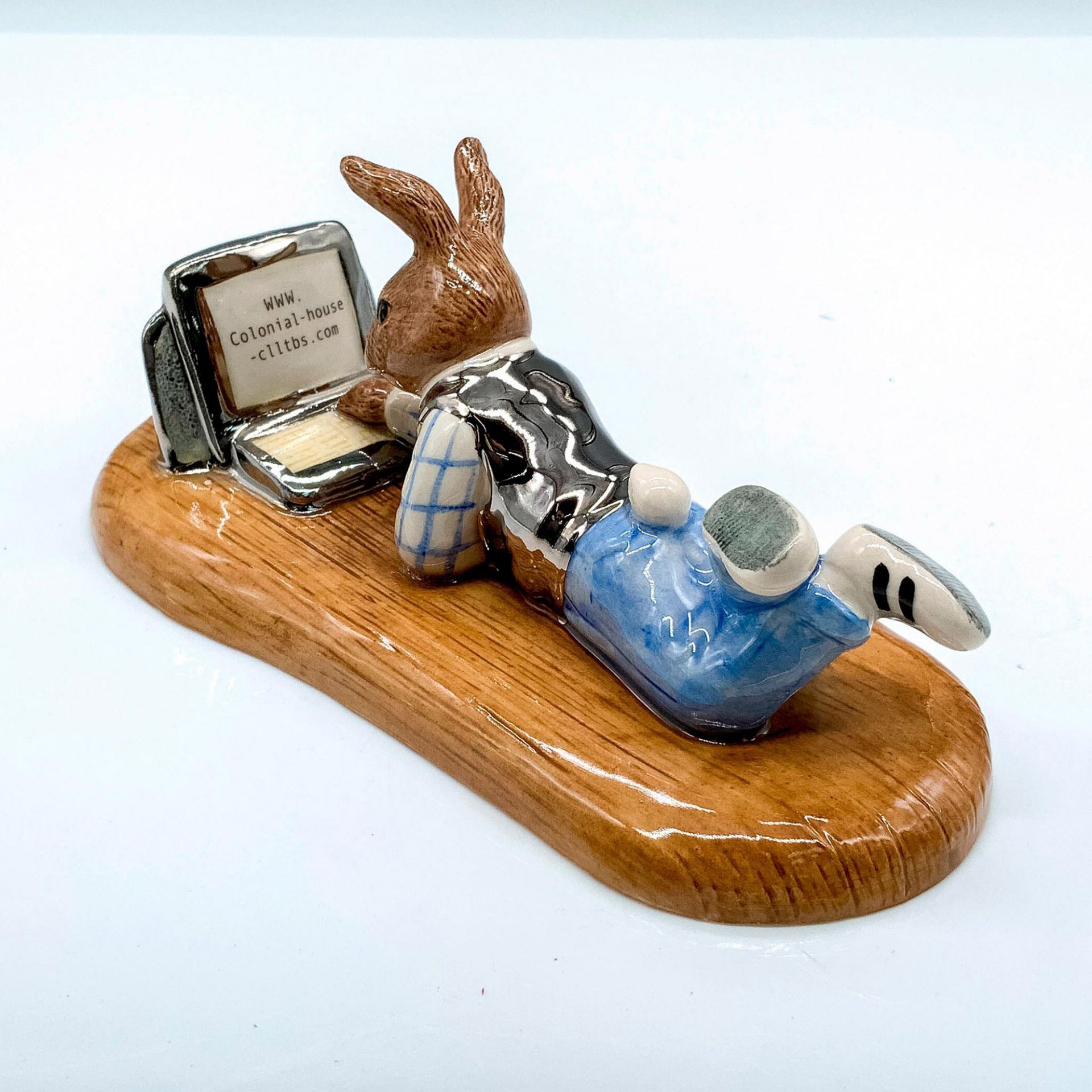 Royal Doulton Bunnykins, LE Platinum Issue On Line DB238 - Image 3 of 5
