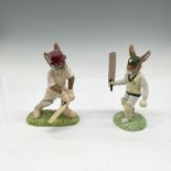 2pc Royal Doulton Bunnykins, Cricket Players DB272 + DB448