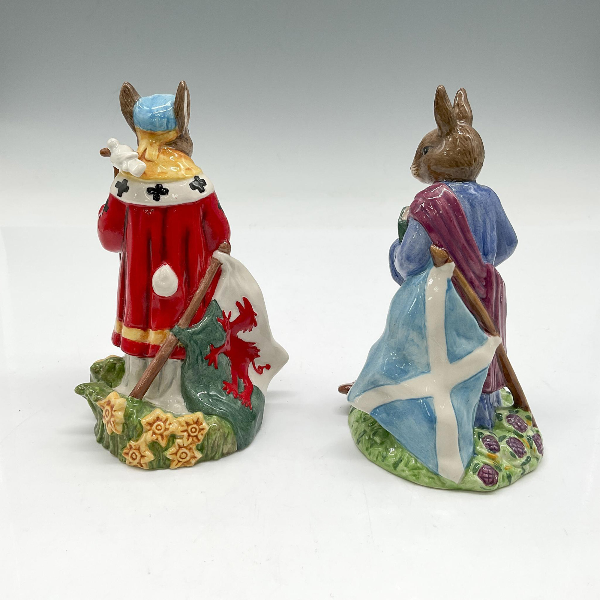 2pc Royal Doulton Bunnykins, Patron Saints DB399 + DB400 - Image 2 of 3