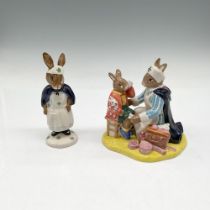 2pc Royal Doulton Bunnykins, Health Professionals DB74 + DB375