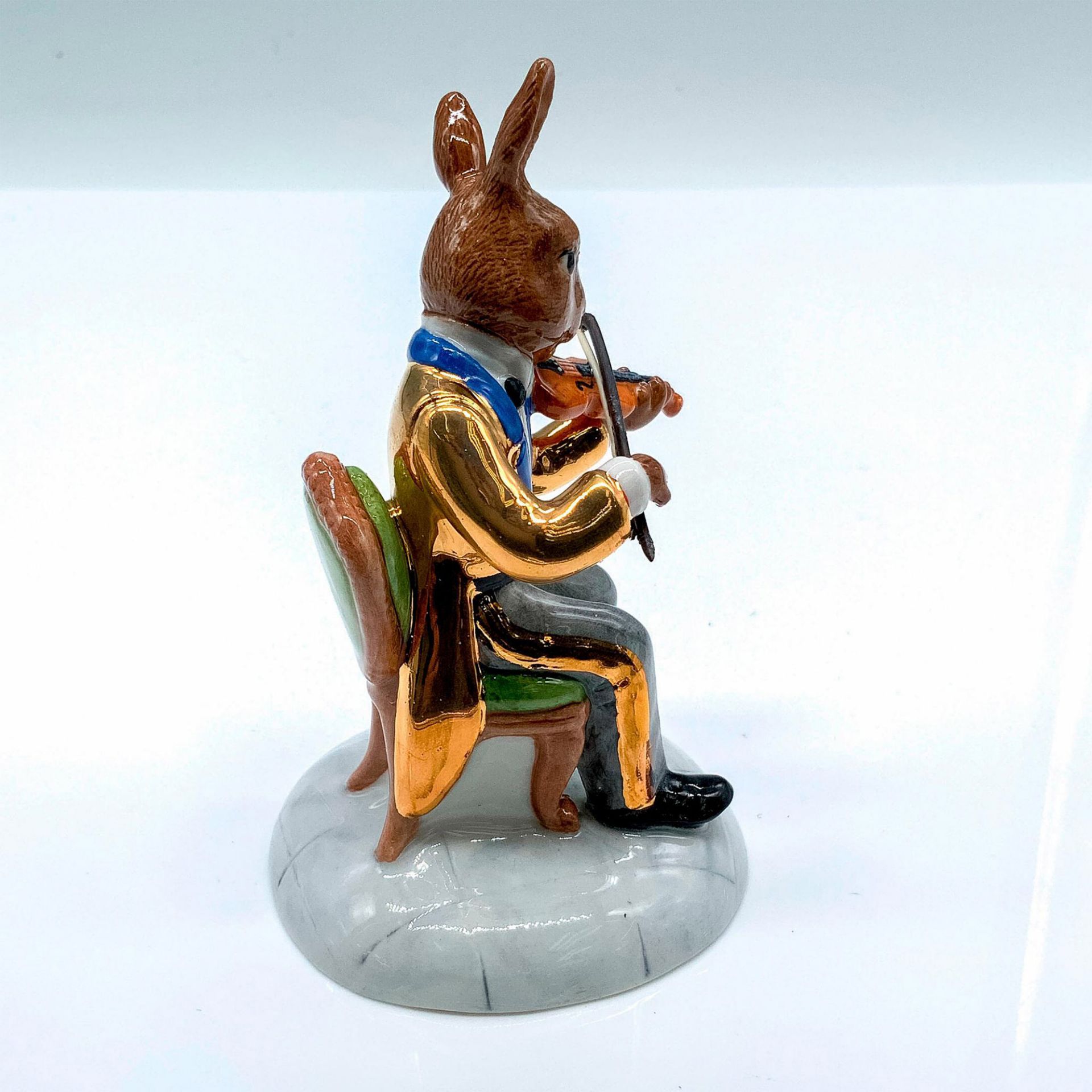 Royal Doulton Bunnykins, Special Gold Issue Violinist DB390 - Bild 2 aus 6