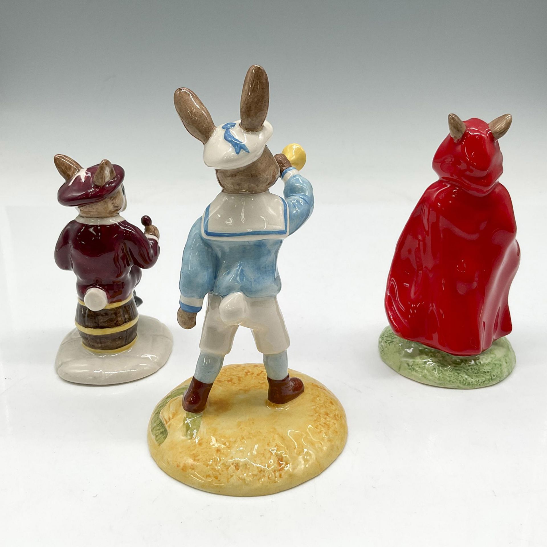 3pc Royal Doulton Bunnykins, Nursery Rhymes DB221, DB230, DB239 - Bild 2 aus 3