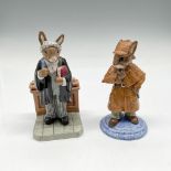 2pc Royal Doulton Bunnykins, Work on Case DB374 + DB193