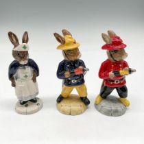 3pc Royal Doulton Bunnykins, Fireman DB74, DB75 + DB183