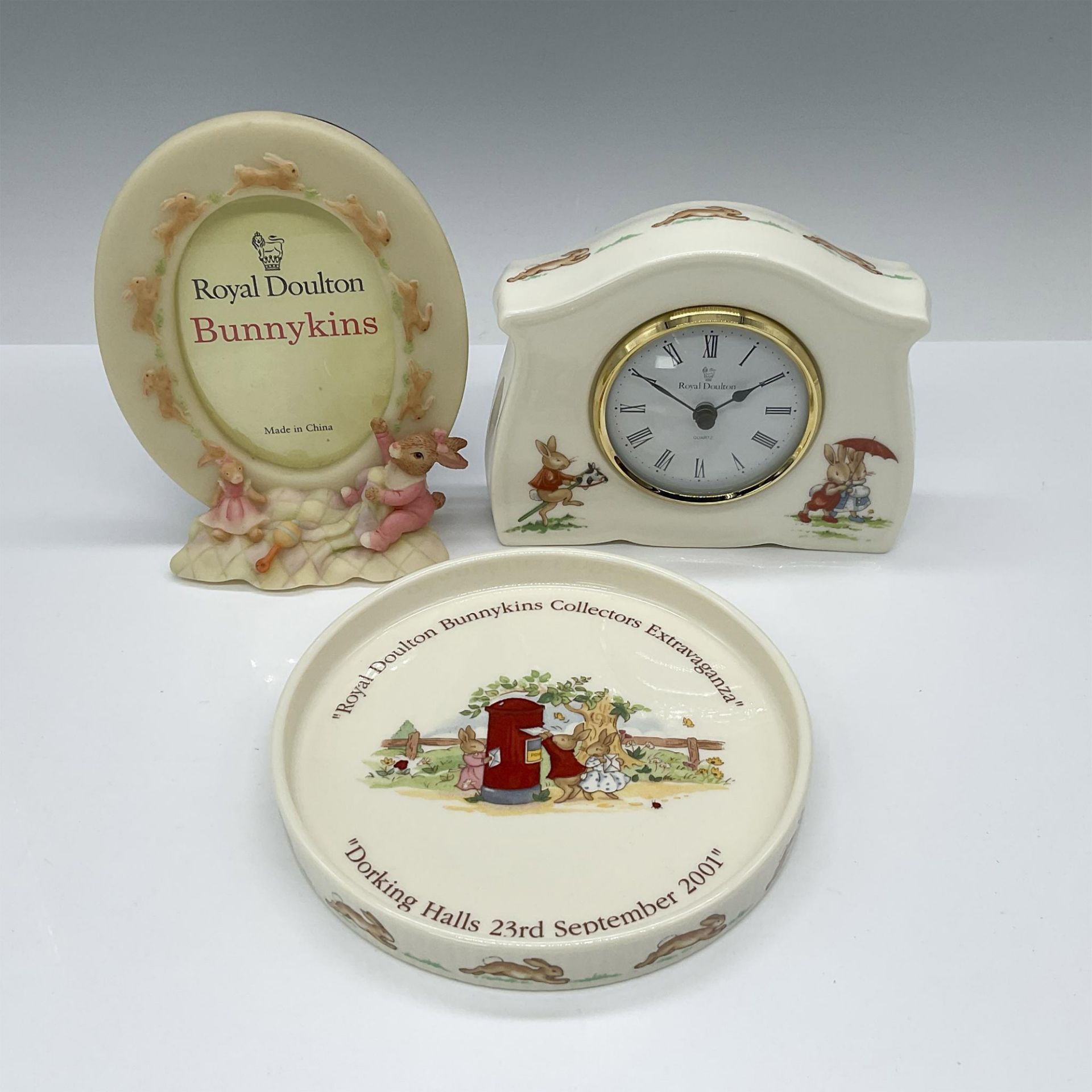 3pc Royal Doulton Bunnykins Tableware Grouping