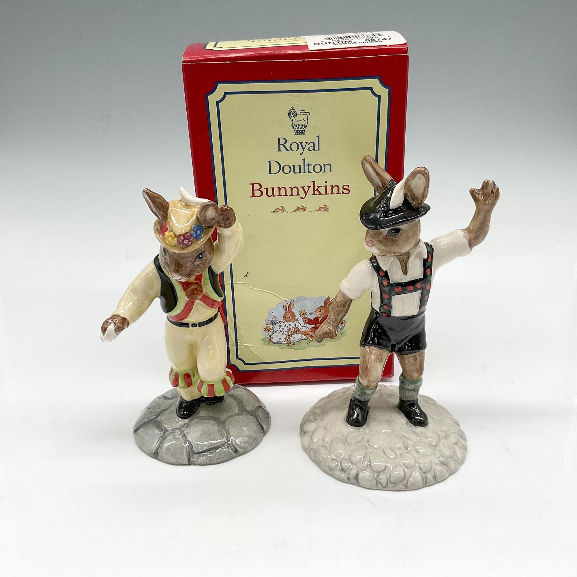 2pc Royal Doulton Bunnykins, Dancers of the World DB204 + DB242 - Image 4 of 4