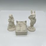 3pc Royal Doulton Undecorated Bunnykins DB55, DB56, DB15