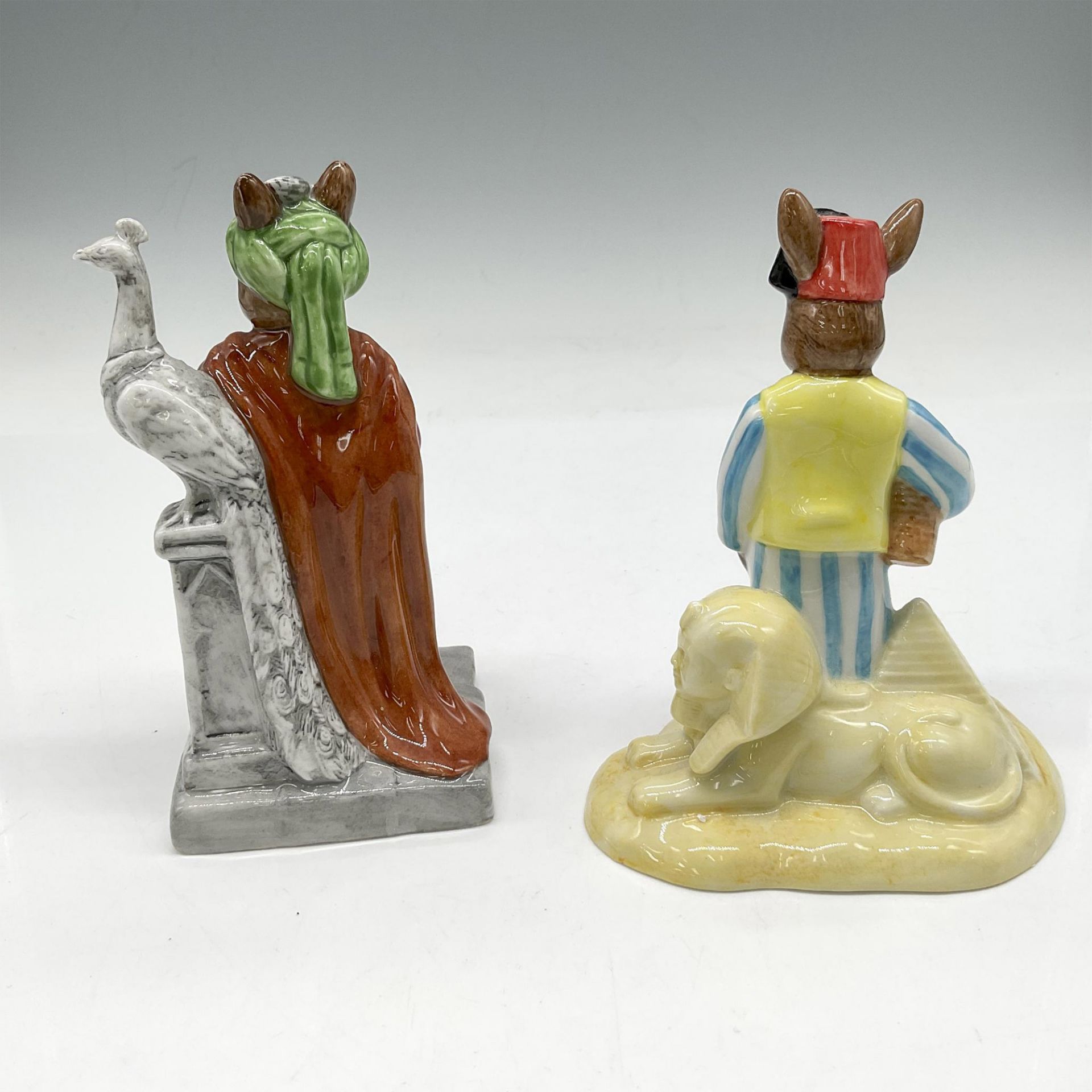 2pc Royal Doulton Bunnykins, Egyptian DB314 + DB315 - Image 2 of 3