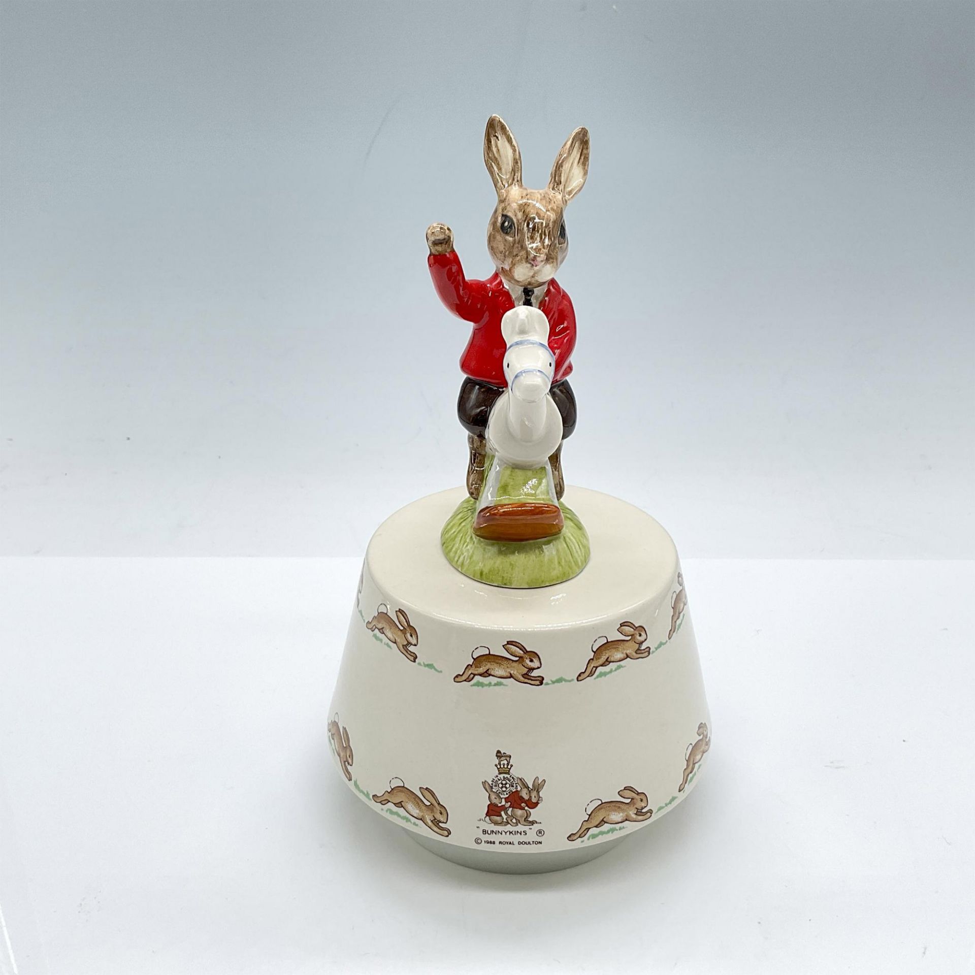 Royal Doulton Bunnykins Music Box, Tally Ho DB33B