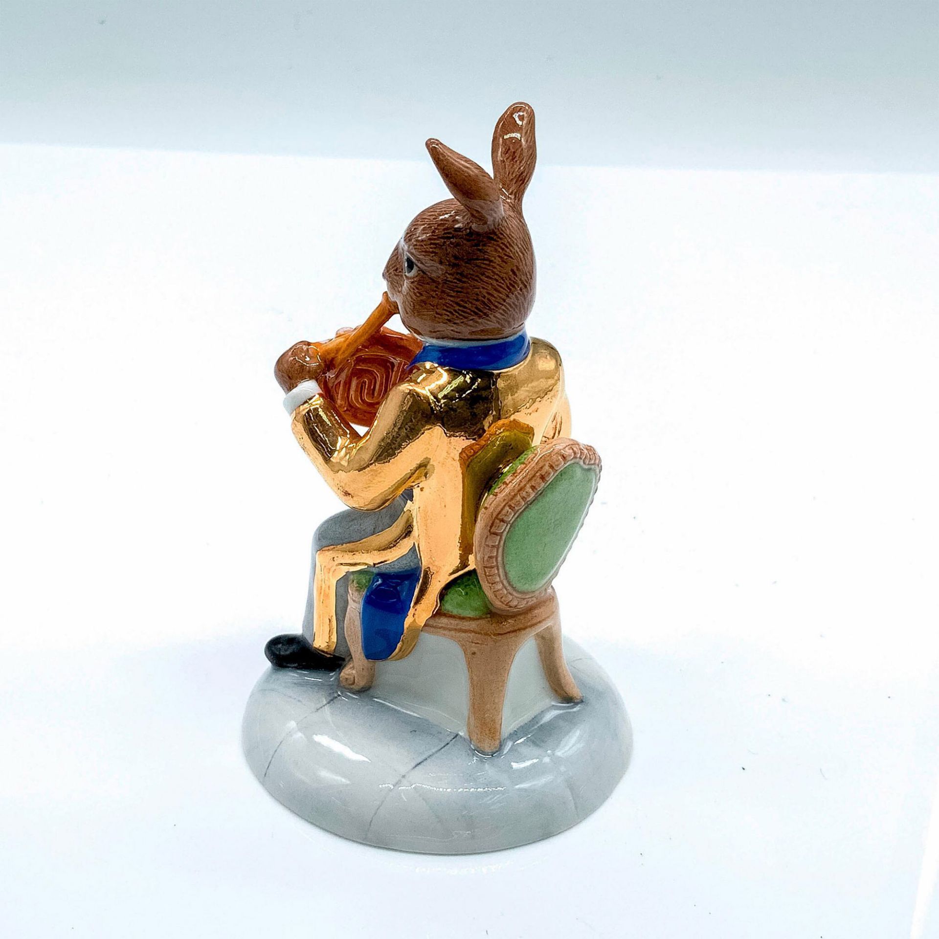 Royal Doulton Bunnykins, Gold Issue French Horn Player DB395 - Bild 3 aus 5