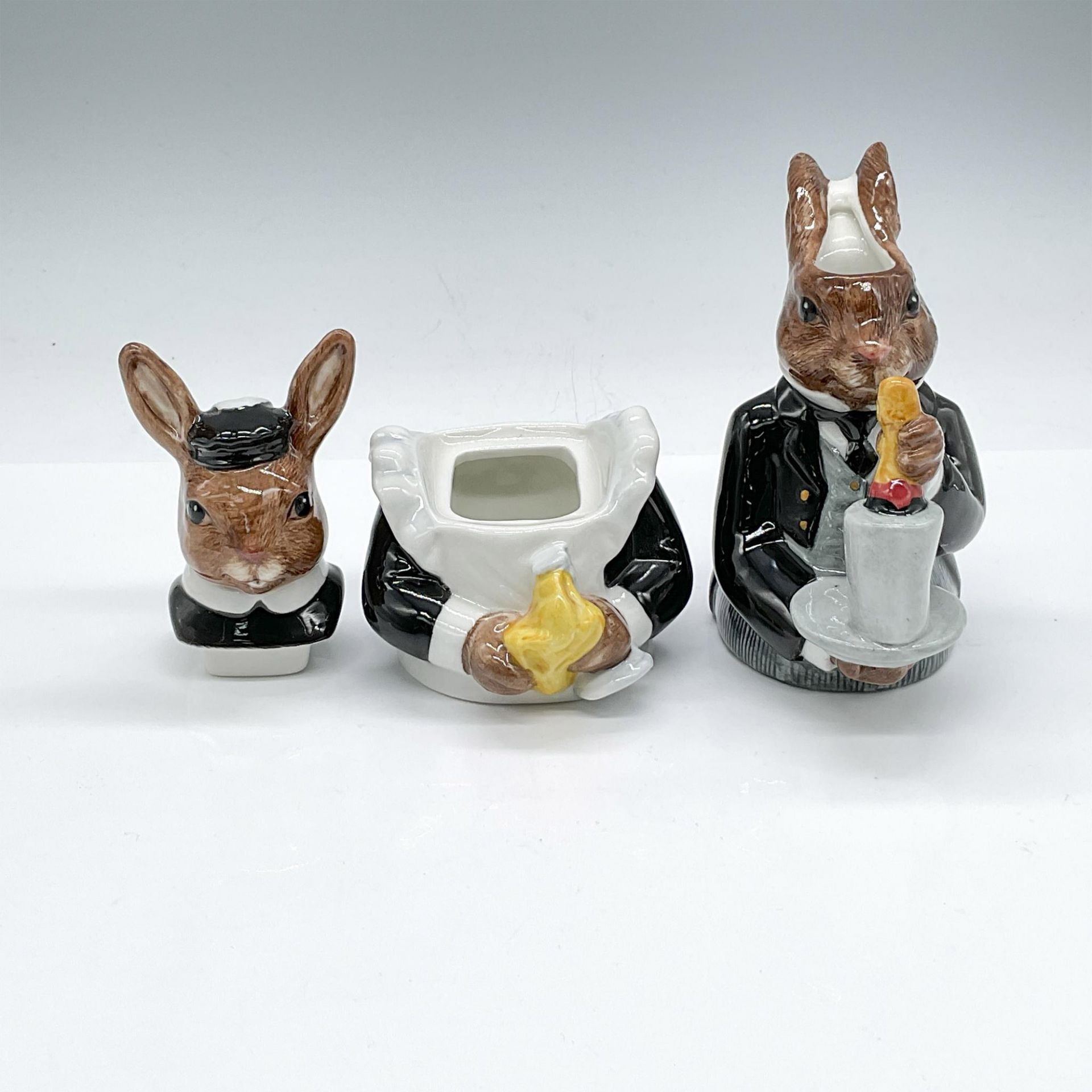 2pc Royal Doulton Bunnykins Creamer Jug + Covered Sugar - Image 4 of 4