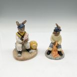 2pc Royal Doulton Bunnykins Figurines, DB273 + DB170