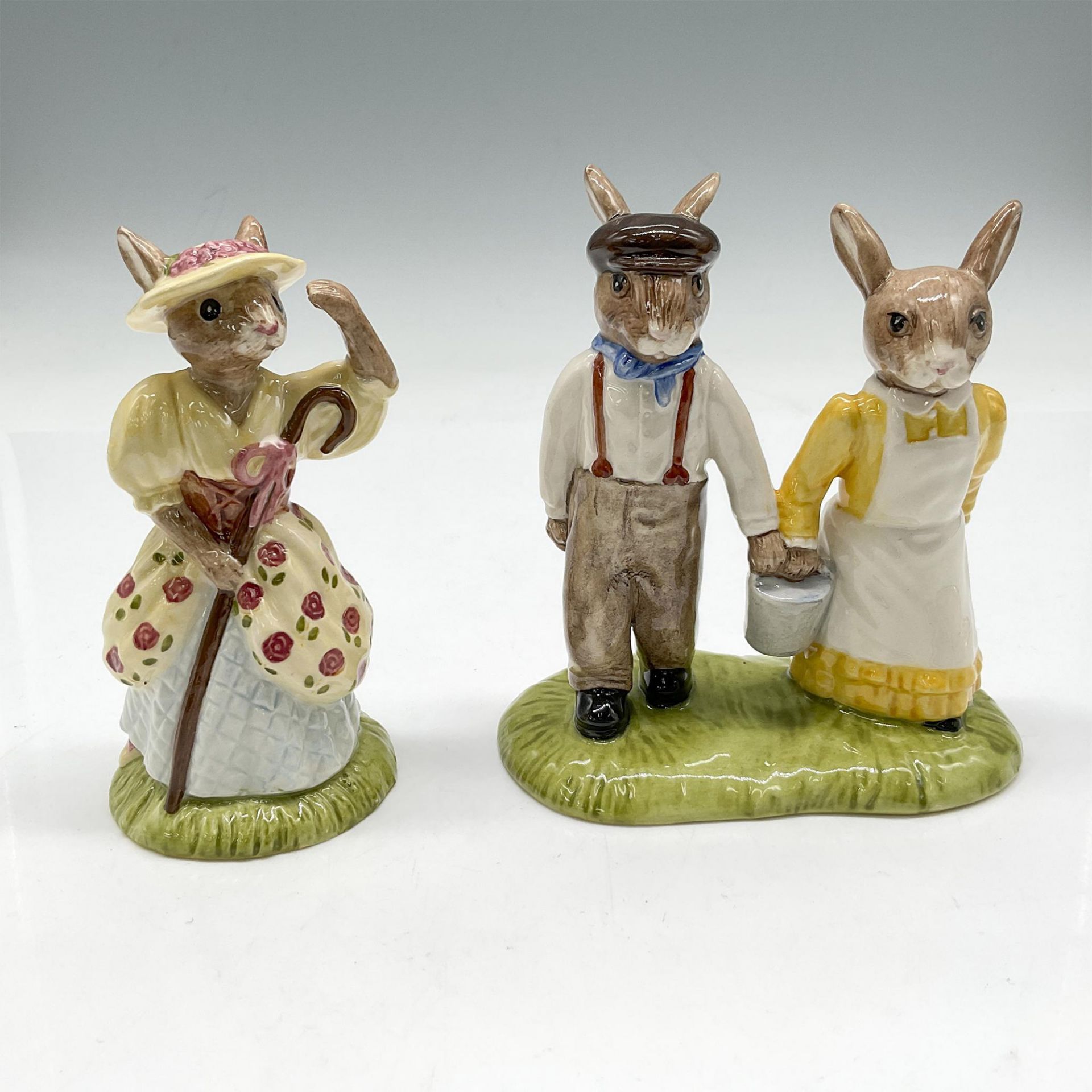 2pc Royal Doulton Bunnykins, Nursery Rhymes DB220 + DB222