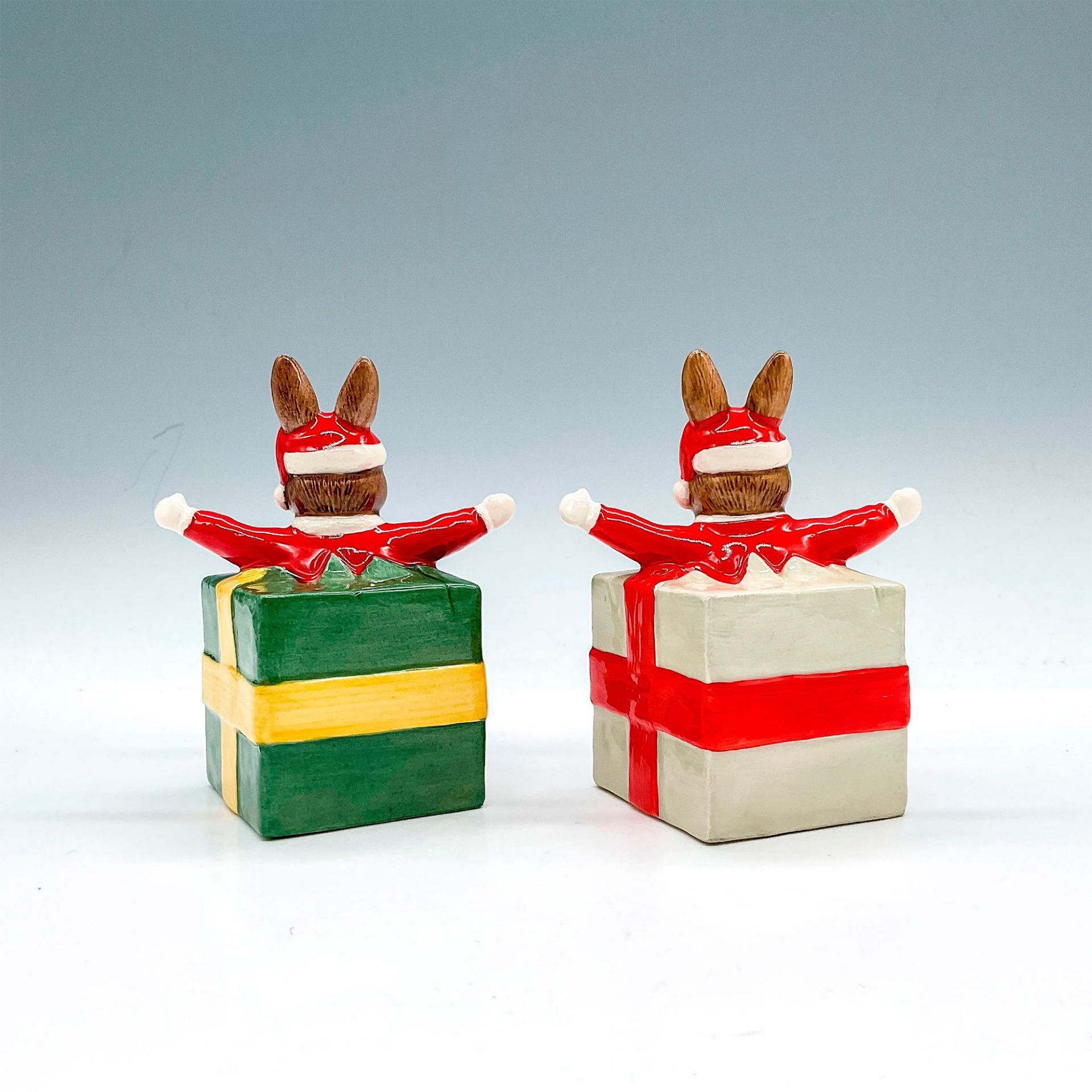 2pc Royal Doulton Bunnykins Christmas Figurines - Image 2 of 3