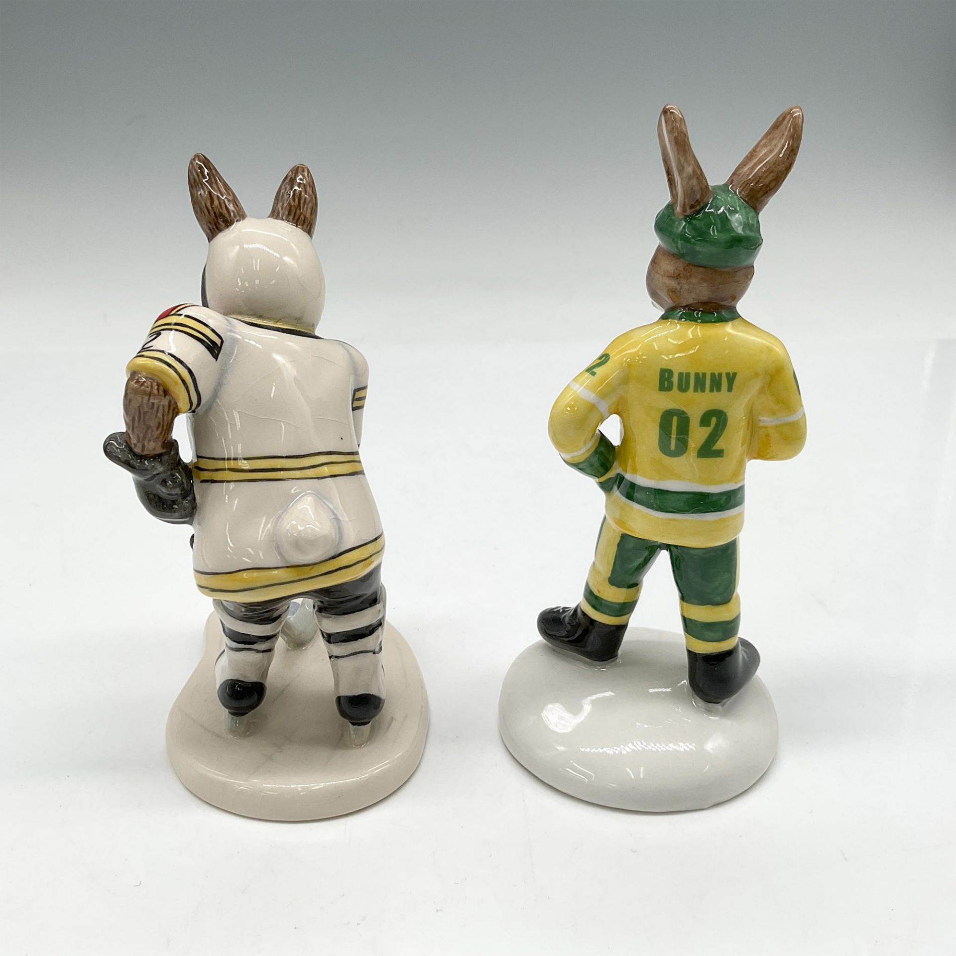 2pc Royal Doulton Bunnykins, Pastimes DB445 + DB282 - Bild 2 aus 3