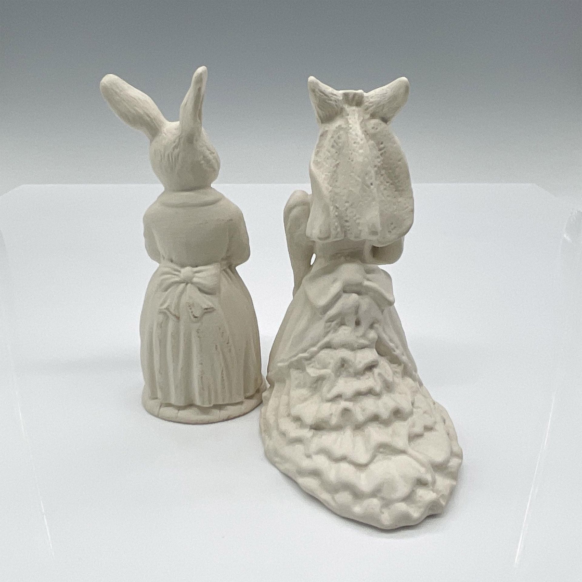 2pc Royal Doulton Undecorated Bunnykins, Bride & 60th Anniversary DB101 + DB137 - Image 2 of 3