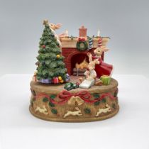 Royal Doulton Bunnykins Music Box, Happy Christmas DBR14