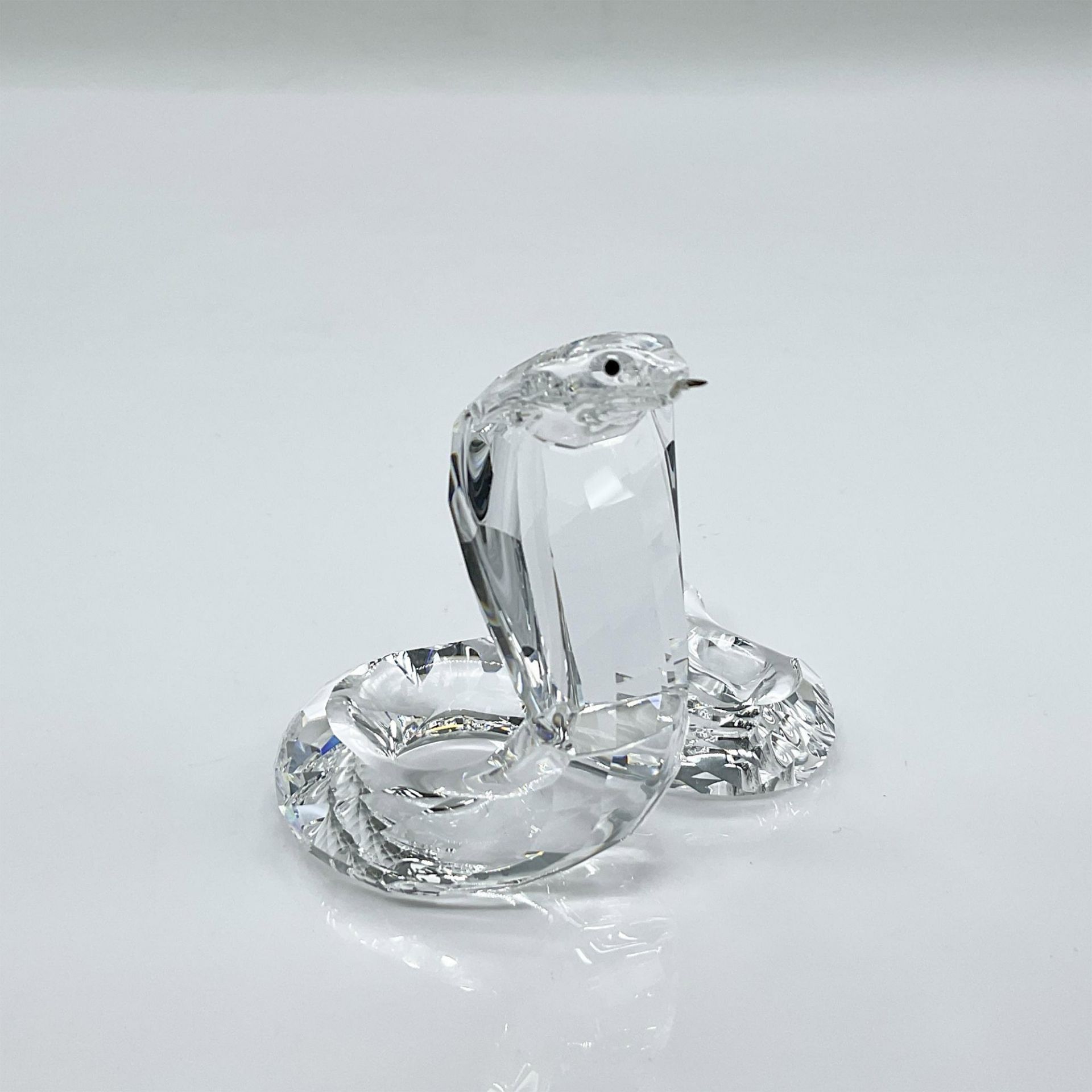 Swarovski Silver Crystal Figurine, Cobra