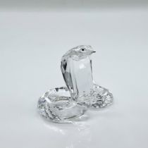 Swarovski Silver Crystal Figurine, Cobra