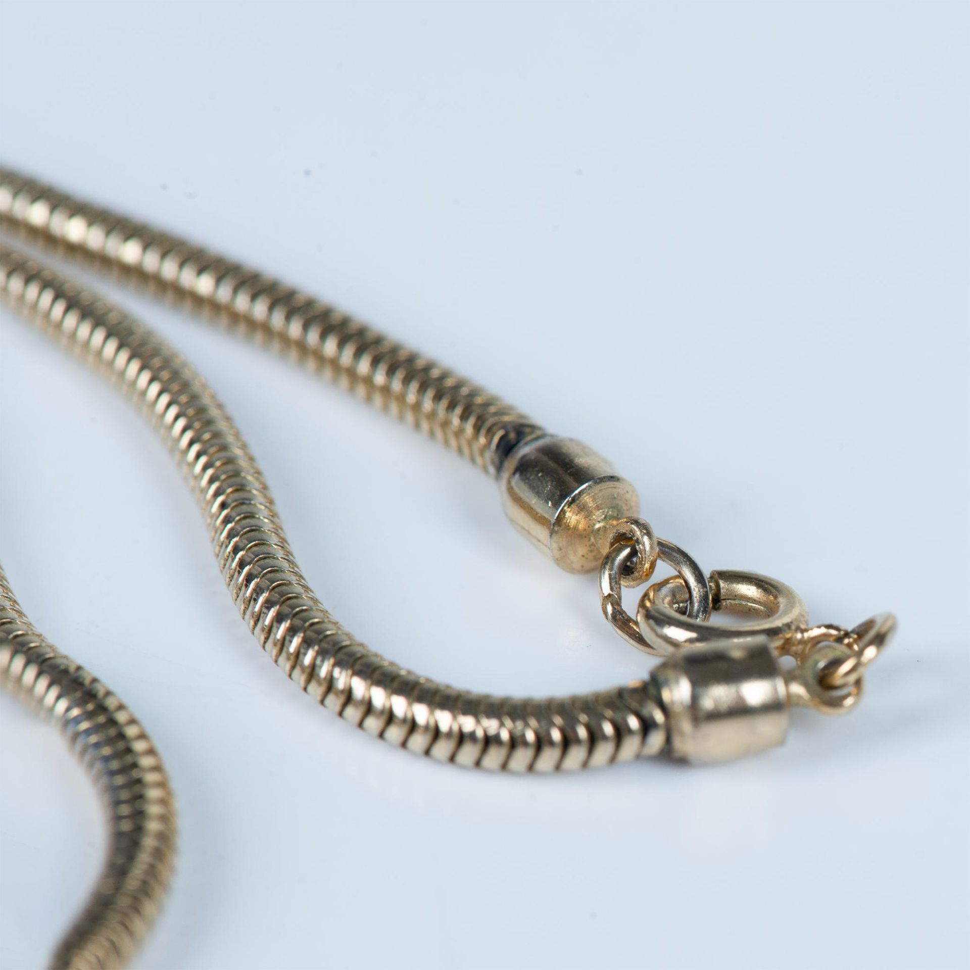 Elegant Gold Metal Lariat Necklace - Image 5 of 6