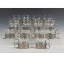 14pc Timo Sarpaneva for Iittala Tsaikka Tea Glasses