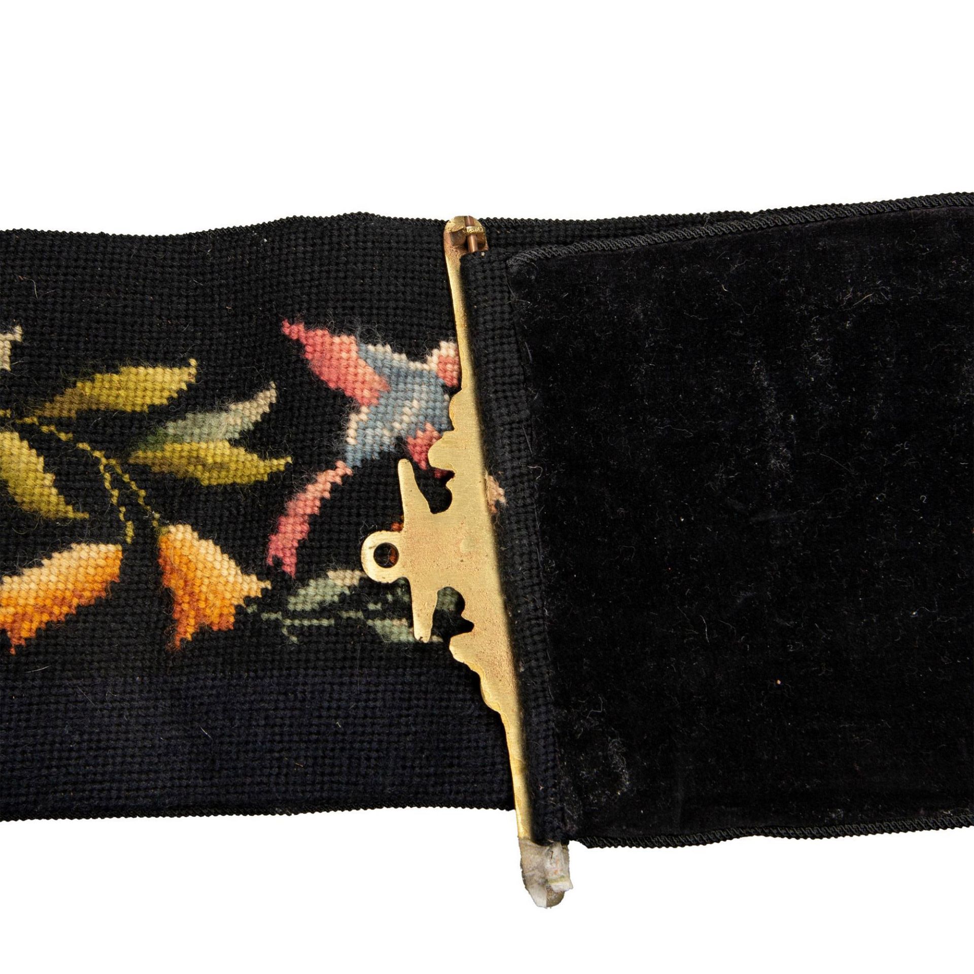 Embroidered Floral Tapestry - Image 4 of 4