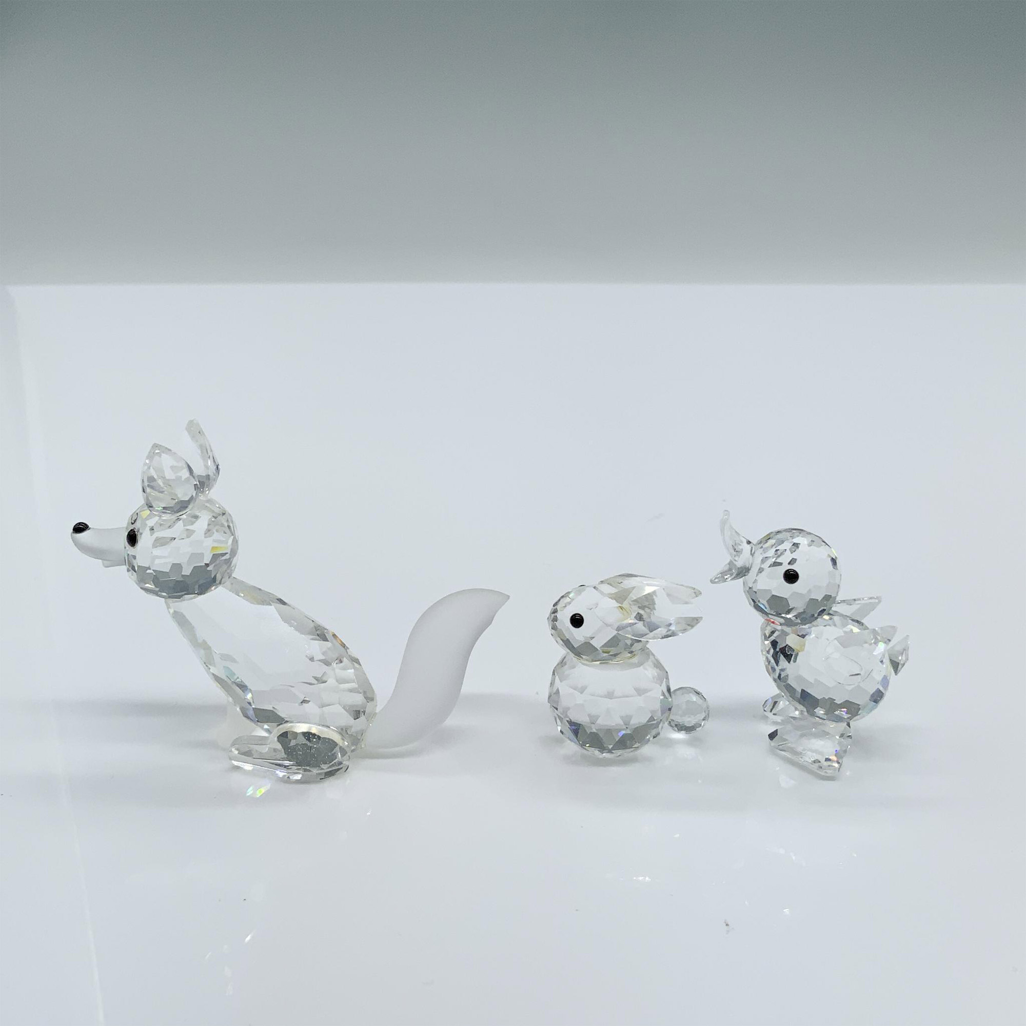 3pc Grouping of Swarovski Crystal Animal Figurines - Image 2 of 4