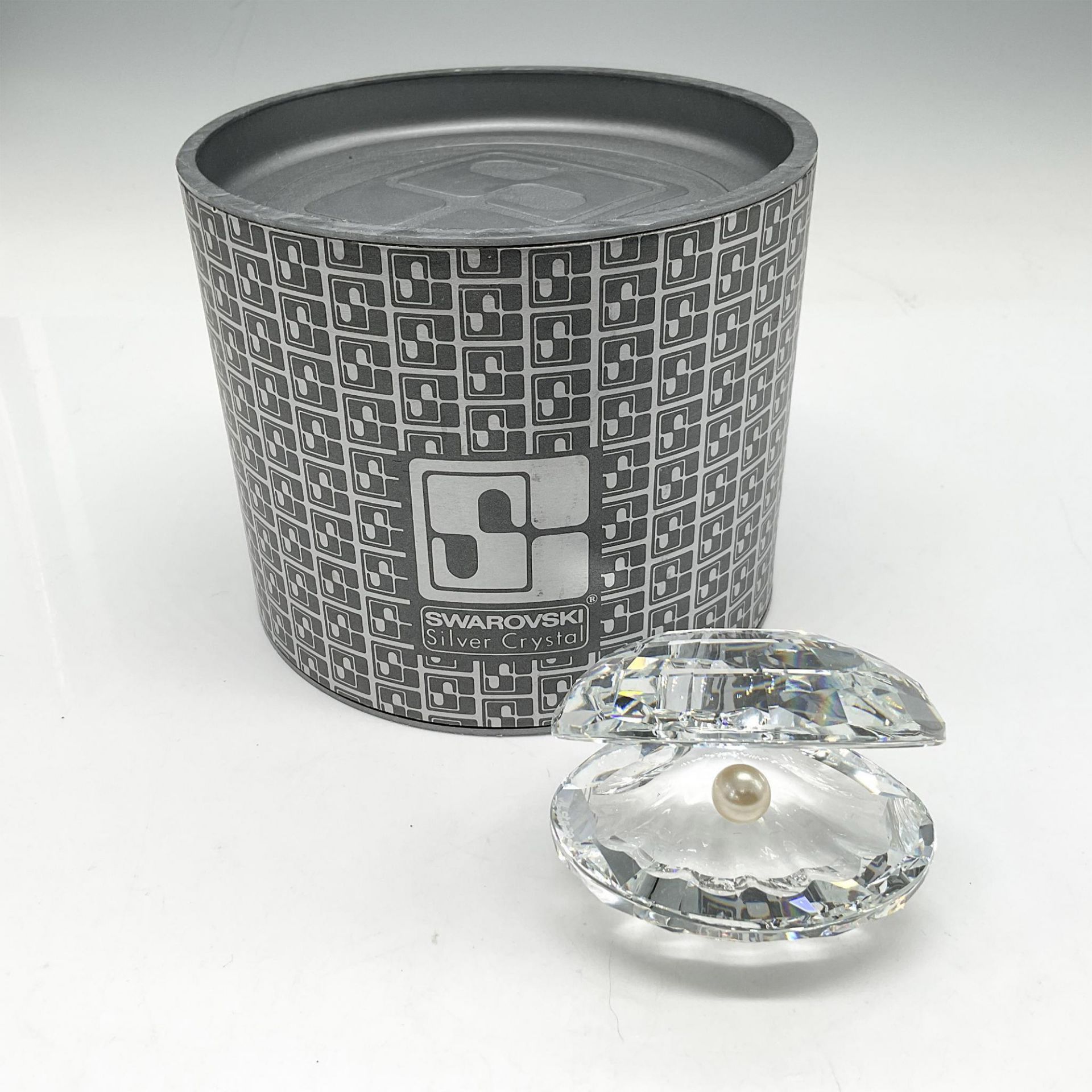 Swarovski Silver Crystal Figurine, Oyster Shell with Pearl - Bild 4 aus 4
