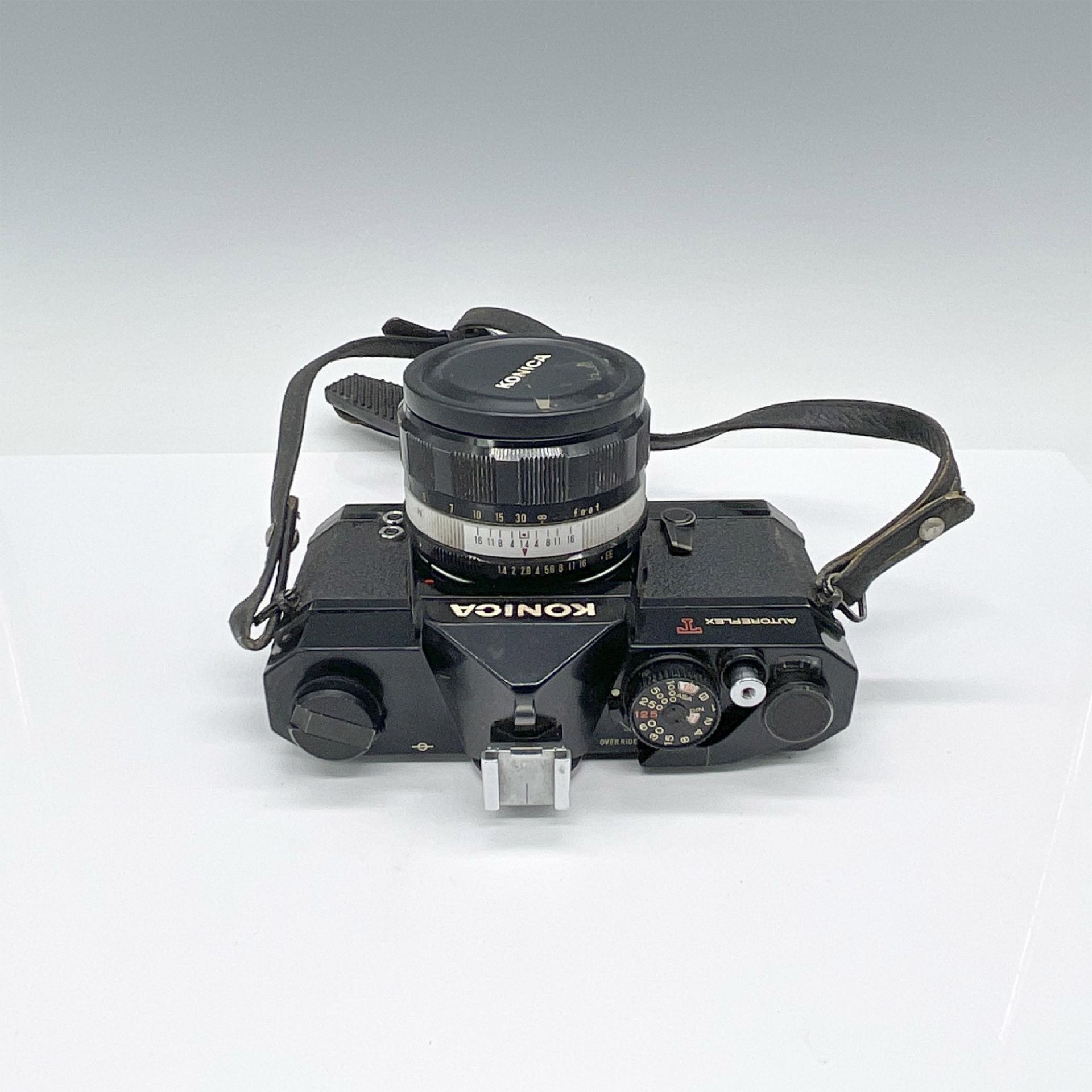 Konica Autoreflex T 35mm SLR Camera with Lens - Bild 4 aus 5