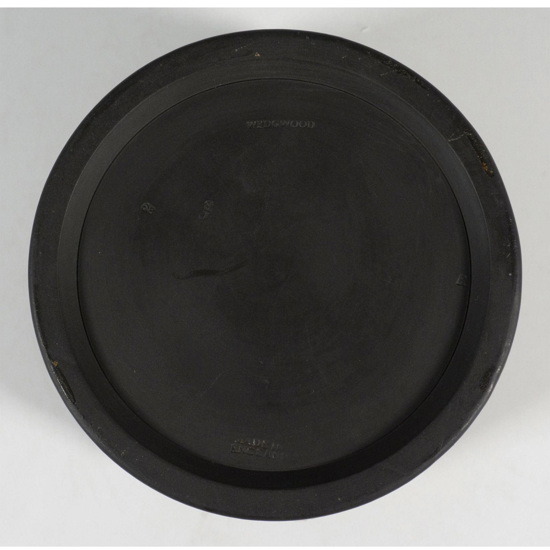 Wedgwood Black Jasperware Covered Candy Bowl - Bild 8 aus 10