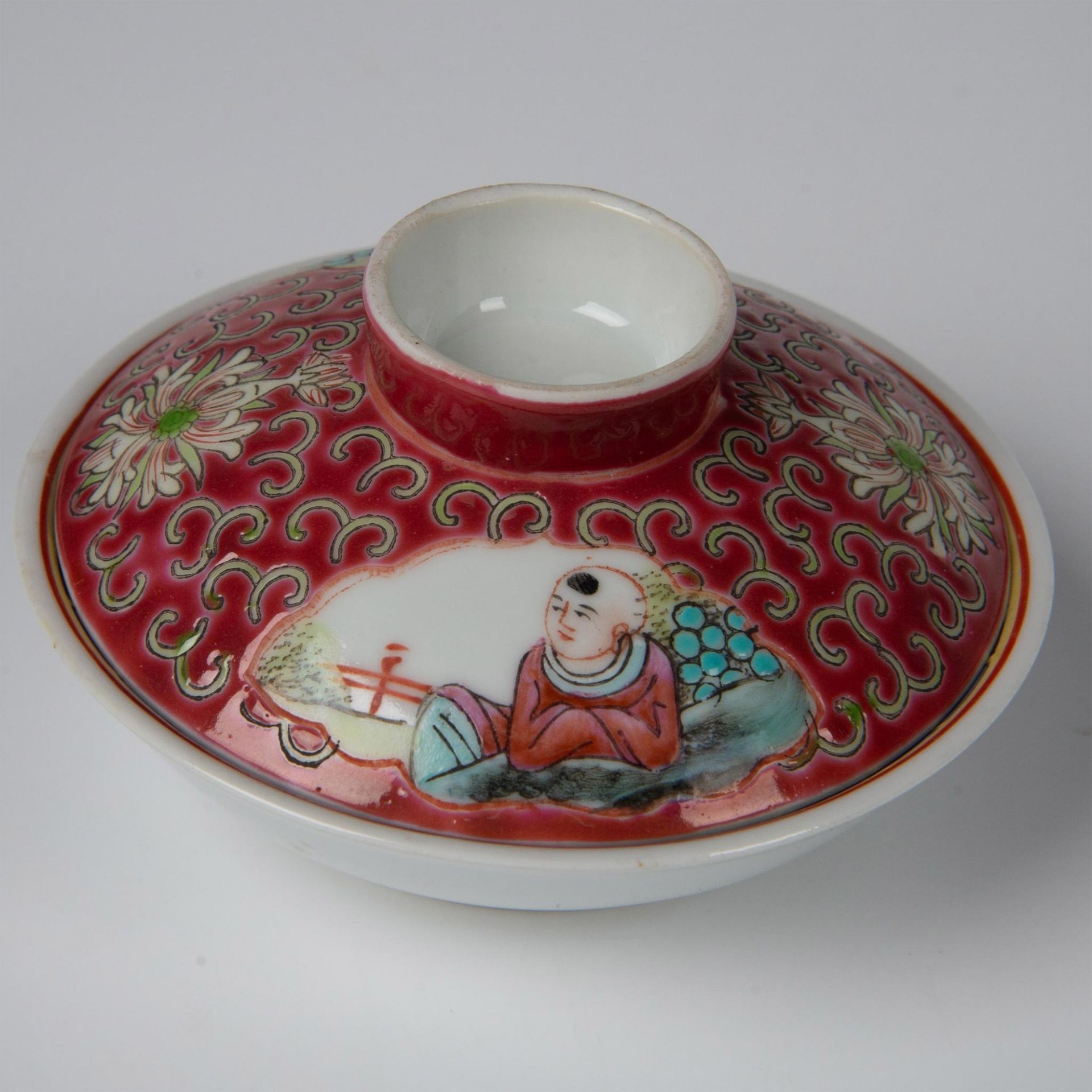 8pc Chinese Porcelain Serving Set - Image 6 of 9