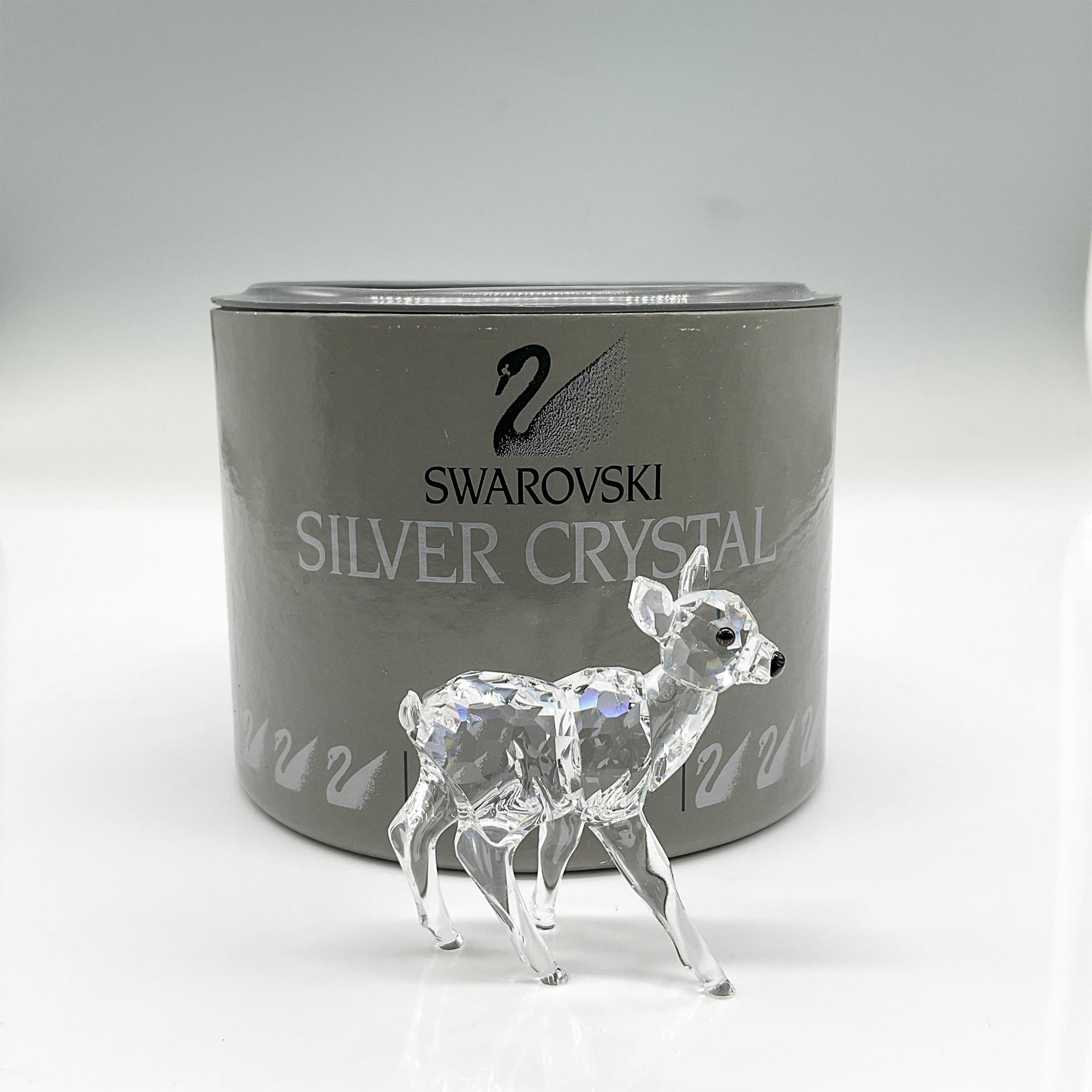 Swarovski Silver Crystal Figurine, Fawn - Image 5 of 5