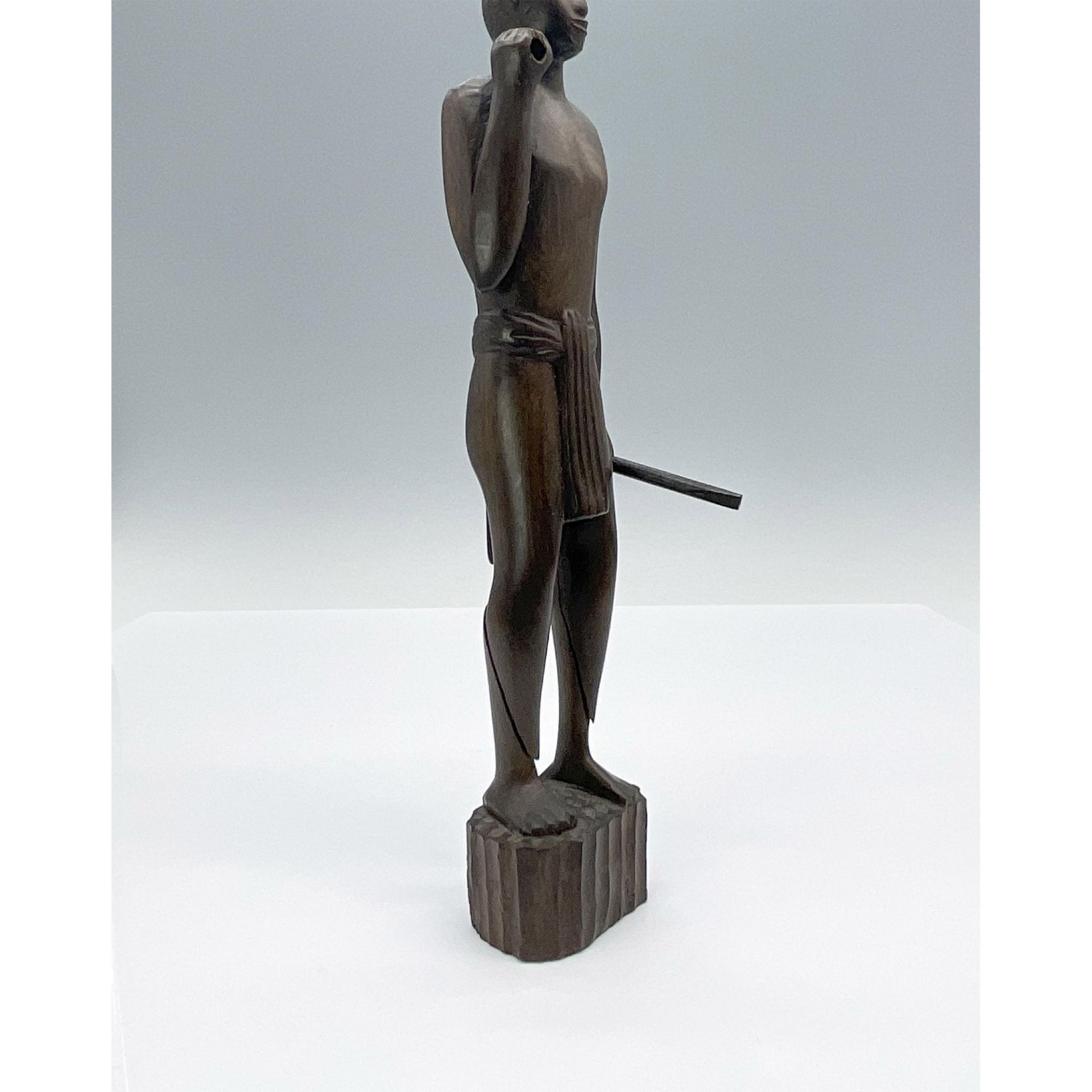 Pair of Wooden African Art Figures, Man and Woman - Bild 4 aus 4